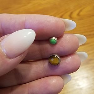 Authentic stone/sterling silver